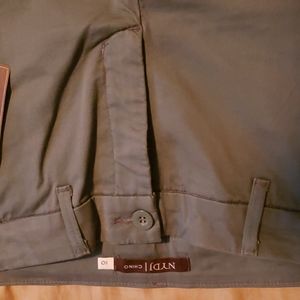 NYDJ khaki chino cropped pants